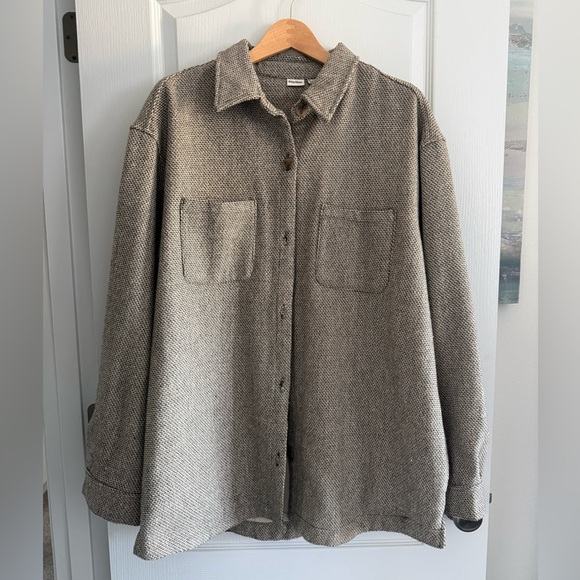 Rhythm. Tops - Rhythm Textured Shirt Jacket